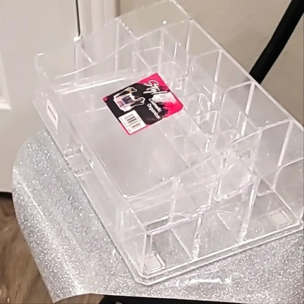 Stylin' Acrylic Multi Compartment Storage Cosmetic Organizer